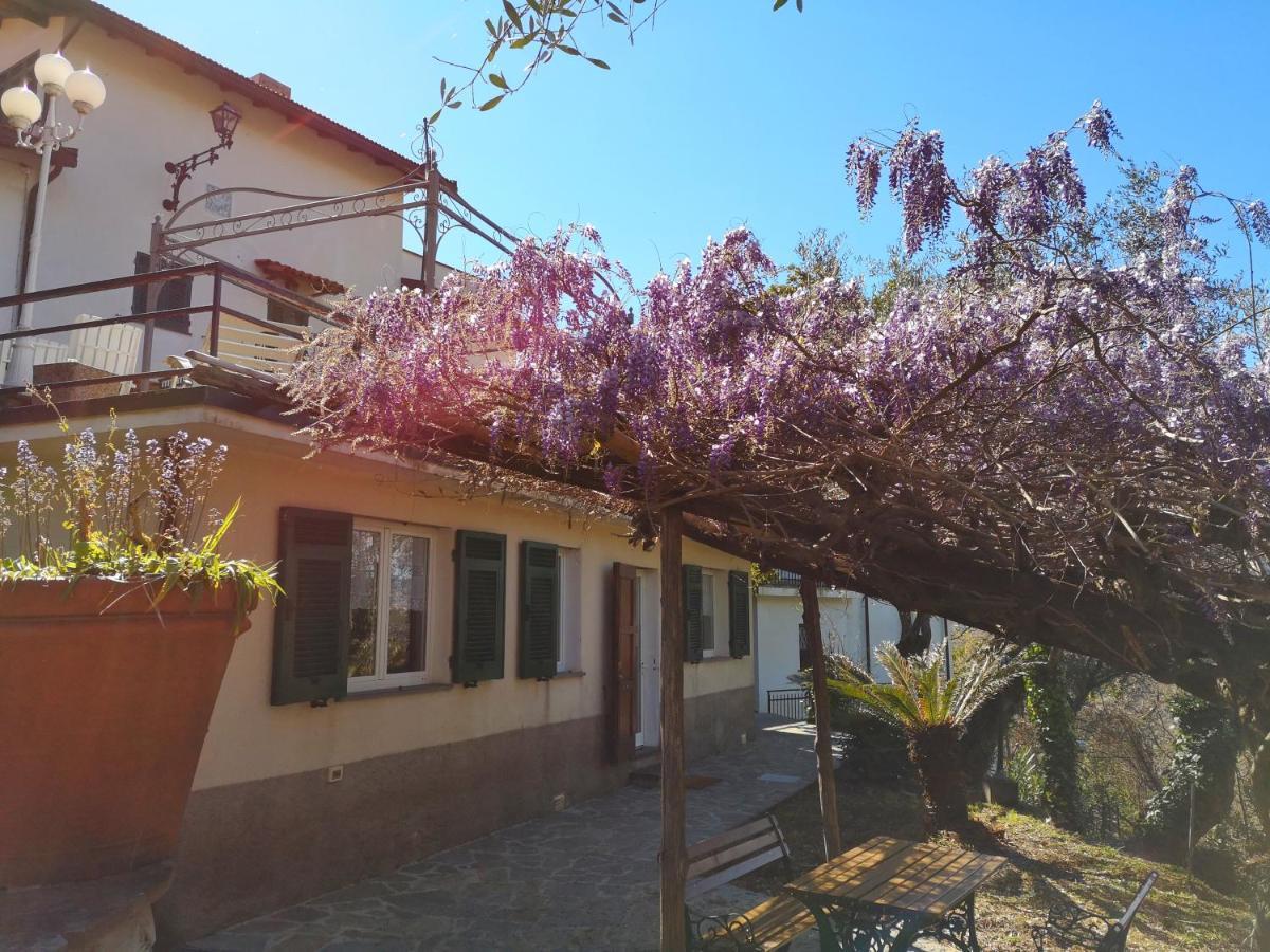 La Vivagna - Casa Vista Mare Tra Gli Ulivi Βίλα Leivi Εξωτερικό φωτογραφία