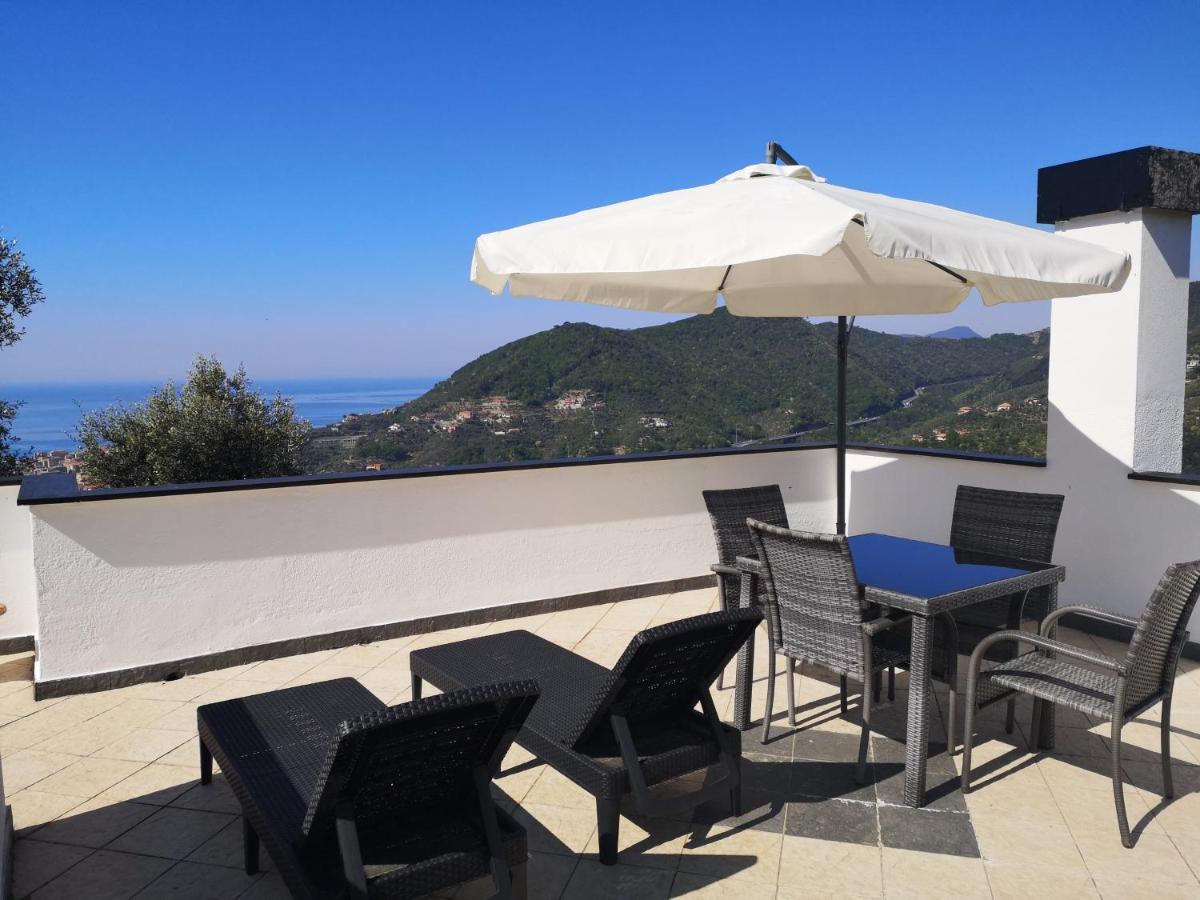 La Vivagna - Casa Vista Mare Tra Gli Ulivi Βίλα Leivi Εξωτερικό φωτογραφία