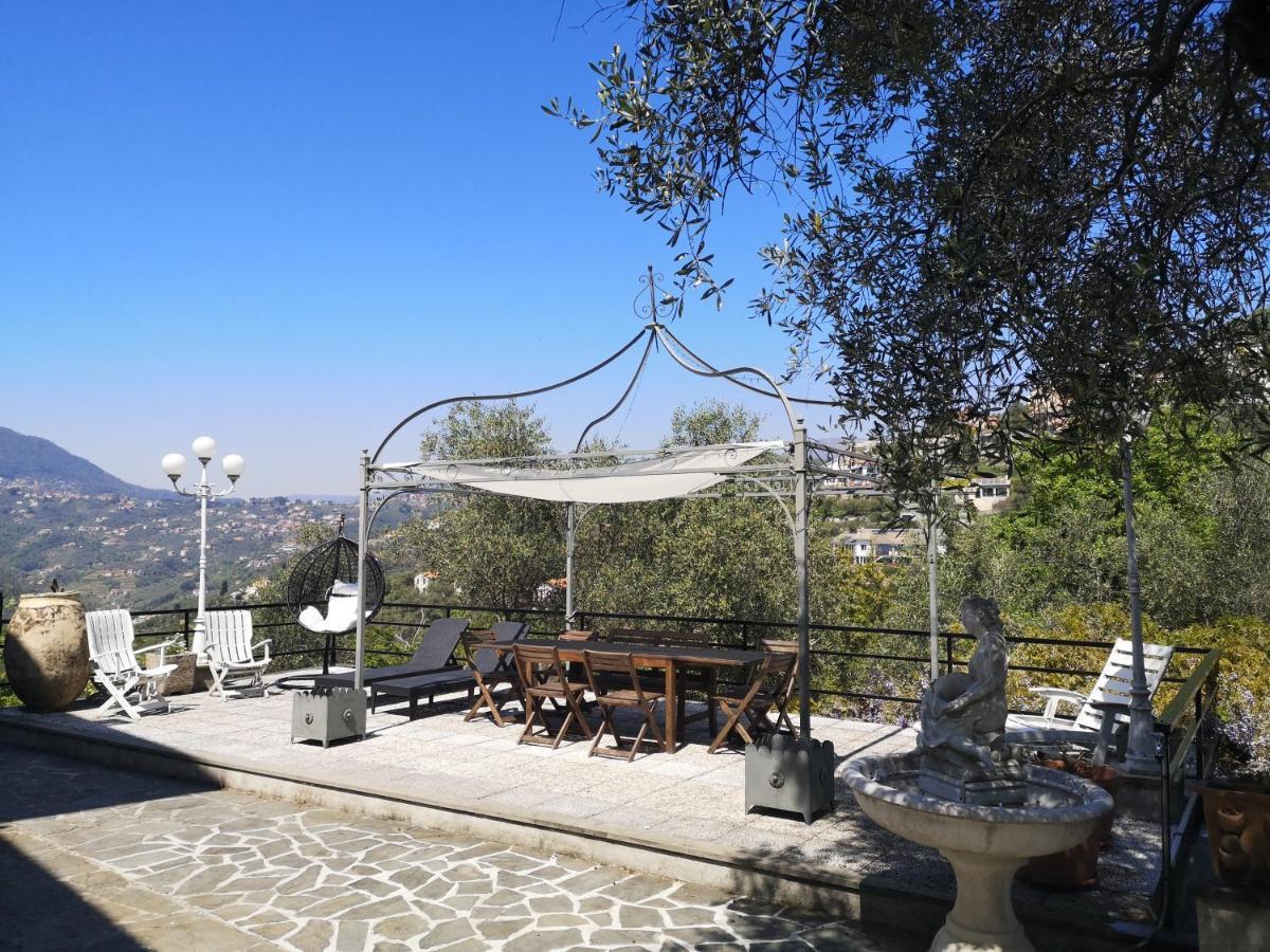 La Vivagna - Casa Vista Mare Tra Gli Ulivi Βίλα Leivi Εξωτερικό φωτογραφία