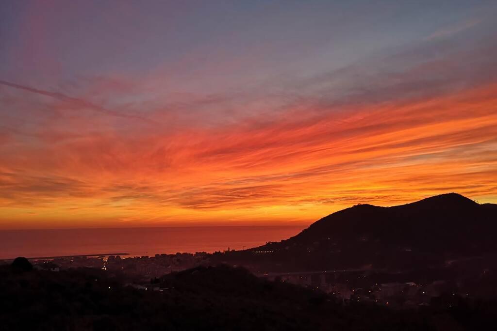 La Vivagna - Casa Vista Mare Tra Gli Ulivi Βίλα Leivi Εξωτερικό φωτογραφία