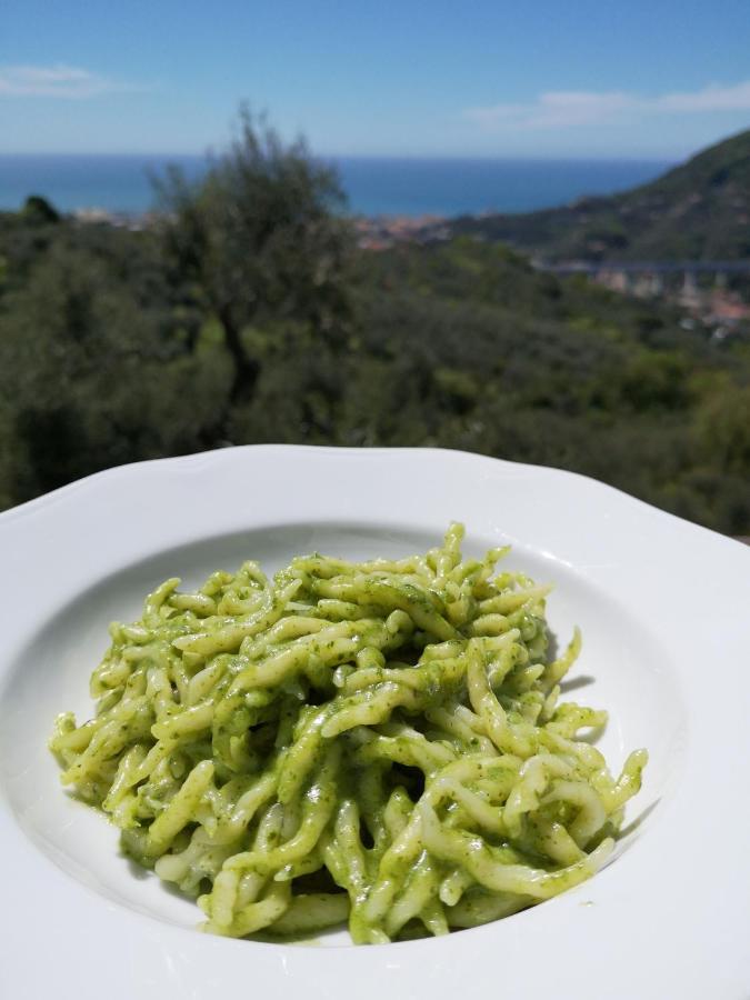 La Vivagna - Casa Vista Mare Tra Gli Ulivi Βίλα Leivi Εξωτερικό φωτογραφία