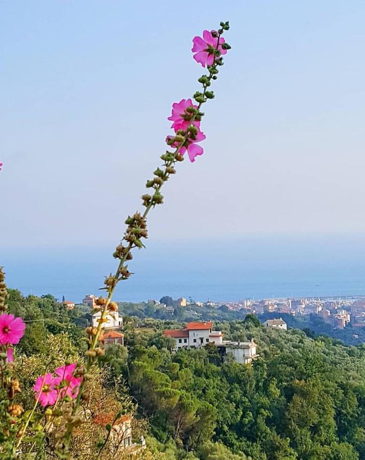 La Vivagna - Casa Vista Mare Tra Gli Ulivi Βίλα Leivi Εξωτερικό φωτογραφία