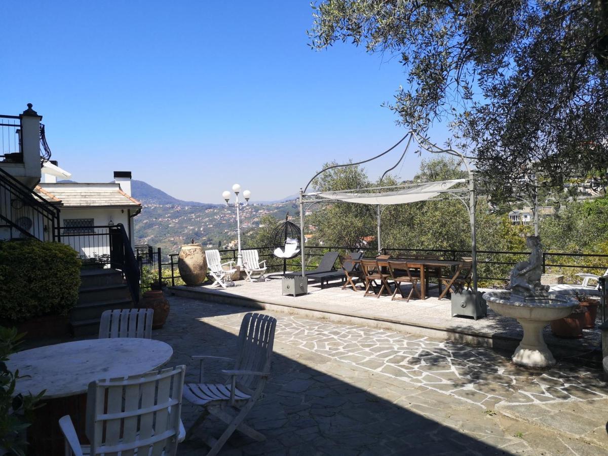 La Vivagna - Casa Vista Mare Tra Gli Ulivi Βίλα Leivi Εξωτερικό φωτογραφία